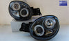 Black LED Angel Eyes Projector Headlights to suit Subaru Impreza WRX STI GD Bugeye 2000-2002 — image 2