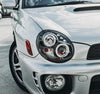 Black LED Angel Eyes Projector Headlights to suit Subaru Impreza WRX STI GD Bugeye 2000-2002 — image 5