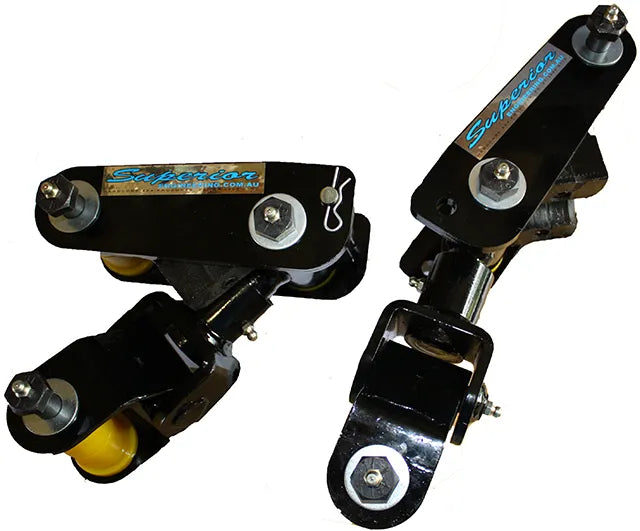 Superior Engineering Drop Shackles — Toyota Hilux/4Runner/Surf (SAF) Front/Rear (Pair)