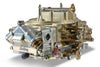 Holley Double Pumper Carburetor 750 CFM - 4150 - Mechanical Secondaries - Gold Dichromate - Gasoline