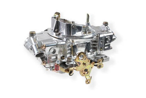 Holley Aluminum Double Pumper Carburetor 750 CFM - 4150 - Mechanical Secondaries - Shiny - Gasoline
