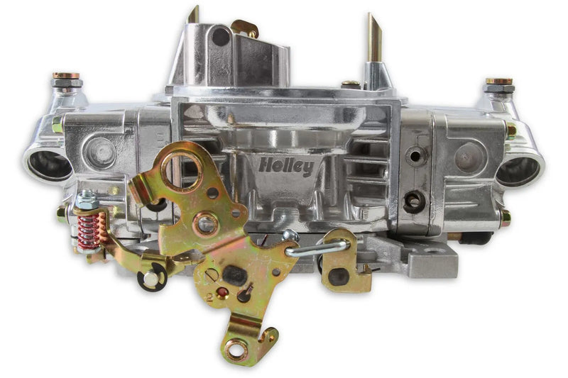 Holley Double Pumper Carburetor 750 CFM - 4150 - Mechanical Secondaries - Shiny - Gasoline