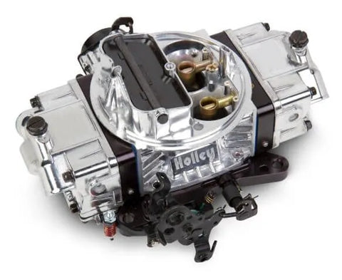 Holley Ultra Double Pumper Carburetor 750 CFM - 4150 - Mechanical Secondaries - Shiny - Gasoline