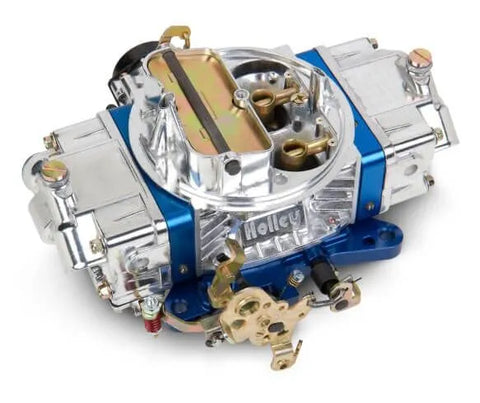 Holley Ultra Double Pumper Carburetor 850 CFM - 4150 - Mechanical Secondaries - Shiny - Gasoline