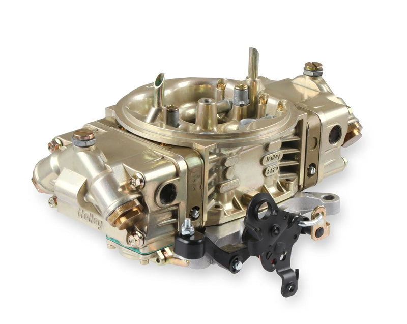 Holley Classic HP Carburetor 650 CFM - 4150 - Mechanical Secondaries - Gold Dichromate - Gasoline