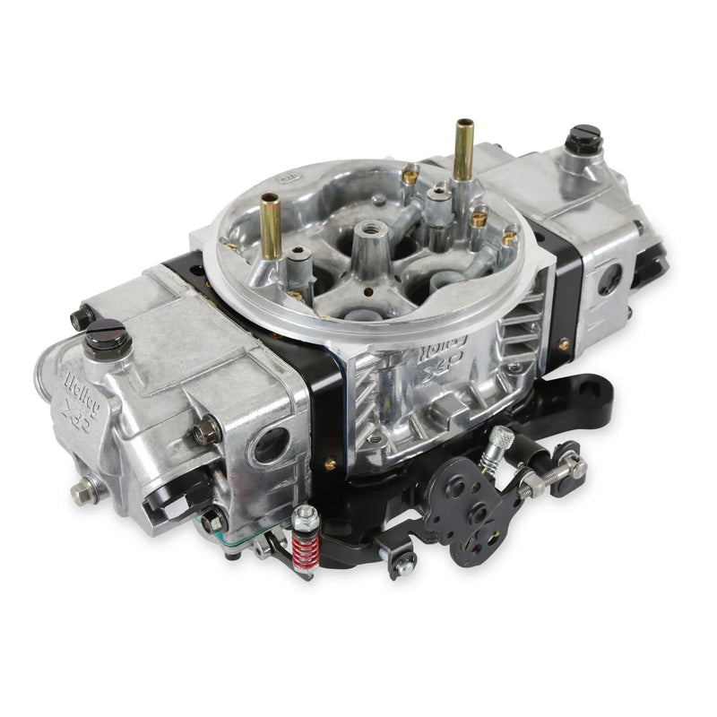 Holley Supercharger XP Carburetor - Draw-Thru 600 CFM - 4150 - Mechanical Secondaries - Shiny - Gasoline