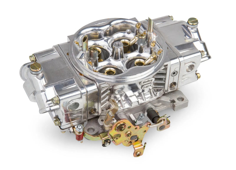 Holley Aluminum Street HP Carburetor 850 CFM - 4150 - Mechanical Secondaries - Shiny - Gasoline