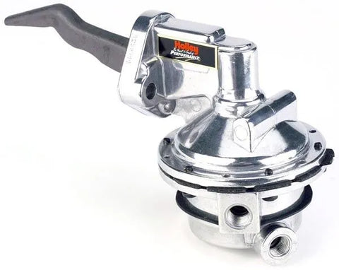 Holley 110 GPH Mechanical Fuel Pump Street/Strip Carbureted Applications Fits Ford 390, 427, 428 FE V8s Compatible...