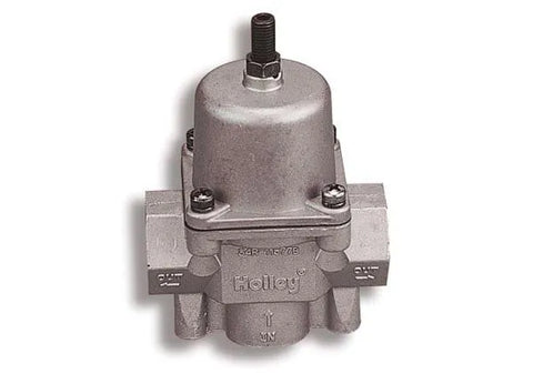 Holley Carbureted Fuel Pressure Regulator Street/Strip Carbureted Applications Two Port Adjustable from 4.5 to 9 PSI