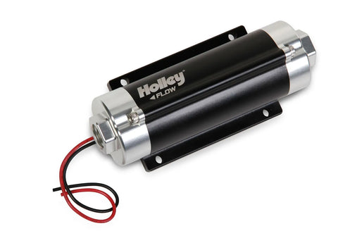 Holley 80 GPH HP In-line Fuel Pump Street/Strip Carb or EFI Applications Supports up to 800 EFI or 900 Carb HP Comp...