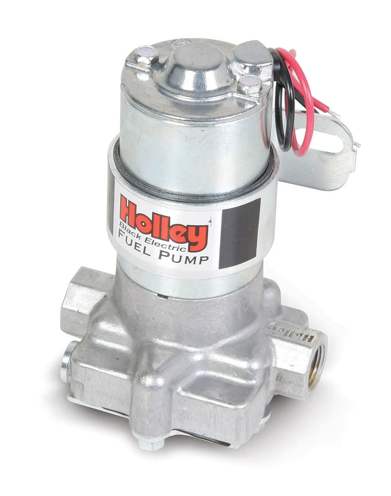Holley 140 GPH Black® Electric Fuel Pump Street/Strip Carbureted Applications Compatible with Gasoline, Alcohol or...
