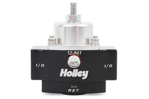 Holley HP Billet Carbureted By Pass Fuel Pressure Regulator Street/Strip Carbureted Applications Two Port Adjustabl...