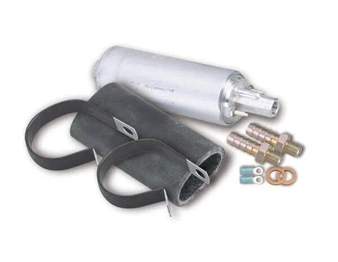 Holley 80 GPH In-line Universal Electric Fuel Pump Street/Strip EFI Applications Compatible with Gasoline only