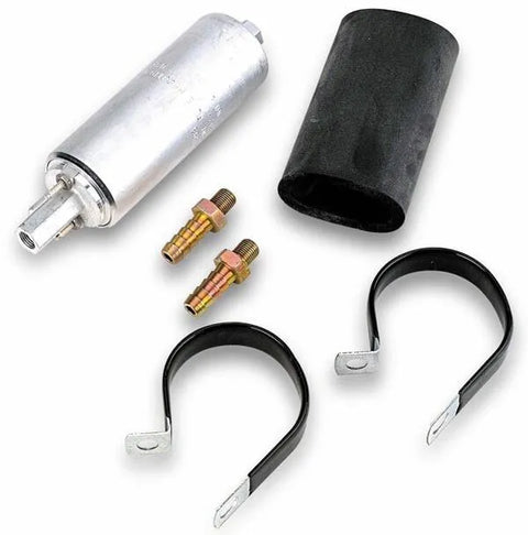 Holley 43 GPH In-Line Universal Electric Fuel Pump Street/Strip EFI Applications Compatible with Gasoline only