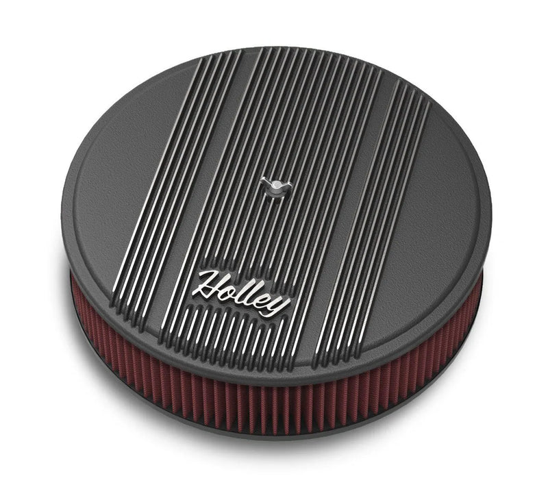 Holley 120-153 Finned Vintage Style Air Cleaner - 14"