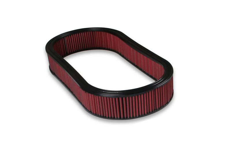 Holley 120-409 Oval Red Washable Gauze Filter Replacement