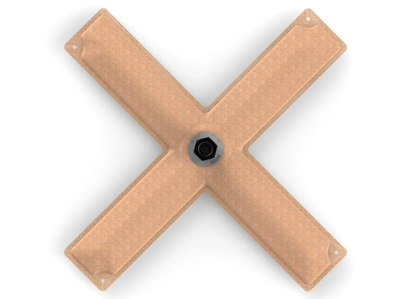 Holley 15" x 15" HydraMat®, Cross Center outlet pick-up with -3/8" NPT fitting. Fitting location designed for universal use.