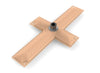 Holley 15" x 8" HydraMat®, Cross Center outlet pick-up with -3/8" NPT fitting. Fitting location designed for universal use.
