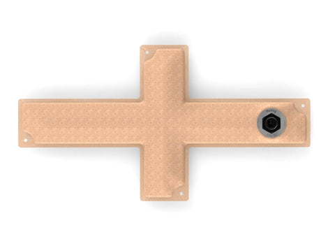 Holley 15" x 8" HydraMat®, Cross Offset outlet pick-up with -3/8" NPT fitting. Fitting location designed for universal use.