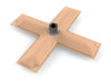 Holley 11" x 11" HydraMat®, Cross Center outlet pick-up with -3/8" NPT fitting. Fitting location designed for universal use.