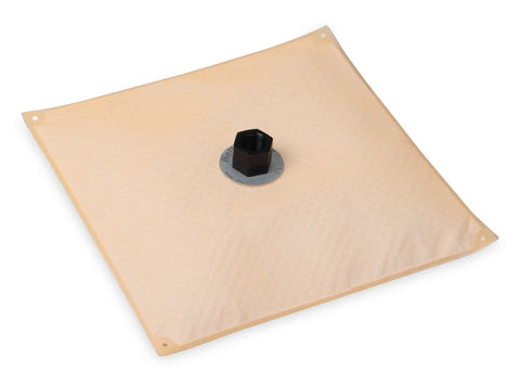 Holley 11" x 11" HydraMat®, Square Center outlet pick-up with -1/2" NPT fitting. Fitting location designed for universal use.
