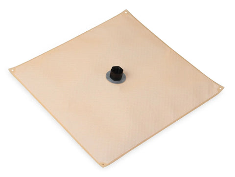 Holley 15" x 15" HydraMat®, Square Center outlet pick-up with -1/2" NPT fitting. Fitting location designed for universal use.