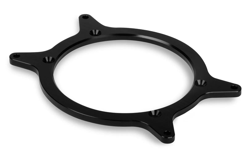Holley Gen 3 Dominator Air Scoop Adapter  Black Billet Aluminum