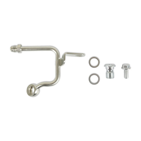 Holley Power Steering Hardline to -6 AN with Hardware Optional Accessory for 7.3L Godzilla Engine with High-Mount Accessory Drive System