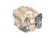 Holley - Black Finish Includes SD7 A/C Compressor, Alternator, P/S Pump, Tensioner, Belt, & Pulleys