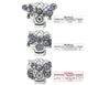 Holley - Polished Finish Includes SD7 A/C Compressor, Alternator, P/S Pump, Tensioner, Belt, & Pulleys