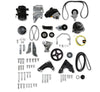 Holley Low Mount LSA Accessory Drive Bracket Kit - Complete - Black Small Block Chevrolet - Gen III/IV - LSA