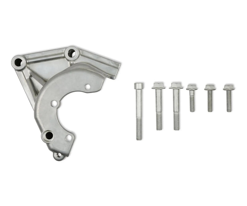 Holley Mid LSA/LS Accessory Drive Bracket Kit - Power Steering - Natural Small Block Chevrolet - Gen III/IV - LSA/LS