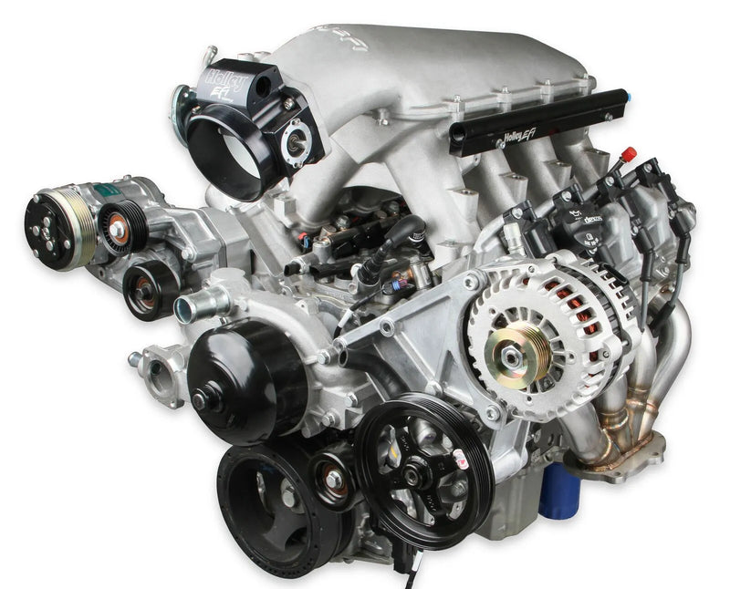 Holley w/ Alt, P/S, A/C, Water Pump, Belts, and Spacers