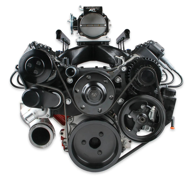 Holley 20-180BK Premium Black Mid-Mount Complete