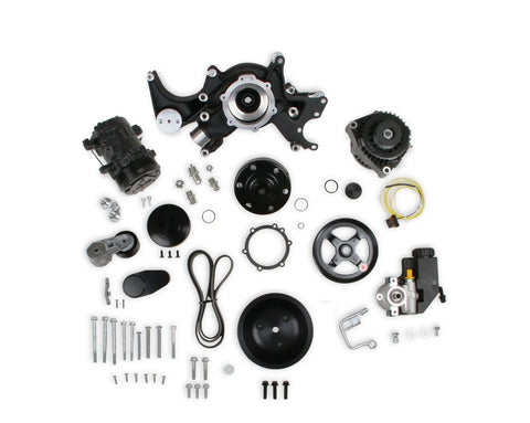 Holley Small Block Chevy Mid-Mount Complete Accessory System Small Block Chevy Mid-Mount Complete Accessory System...