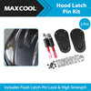 2Pcs Racing Bonnet Hood Flush Latch Pin Locking Kit to suit Universal — image 3