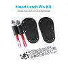 2Pcs Racing Bonnet Hood Flush Latch Pin Locking Kit to suit Universal — image 4