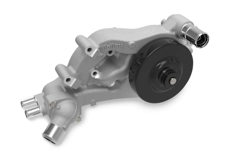 Holley LS Water Pump-Forward Facing Inlet- All Long Belt LS Water Pump w/Forward Facing Inlet- All LS with Long Belt Alignments