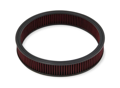 Holley 16" X 3" Red Washable Gauze Filter Replacement Filter
