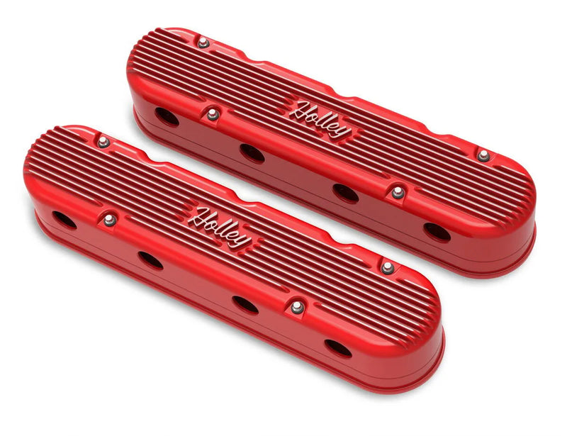 Holley 241-174 2-Piece Vintage Series Valve Cover - Gen