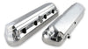 Holley 2-Piece Ford Style Valve Cover - Gen III/IV LS - Polished Chevrolet Gen III/IV LS - Cast Aluminum - Coil-Mounting Base & Integrated Coil Cover