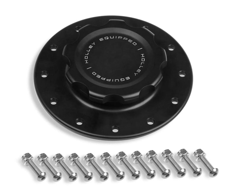 Holley 241-227 Equipped Billet Fuel Cell Cap 12-Bolt