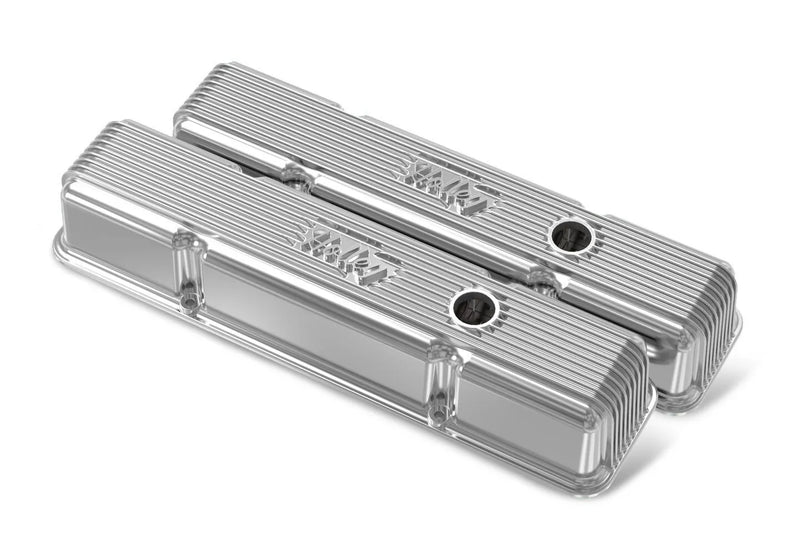 Holley 241-241 Valve Covers - Vintage Series - Finned -
