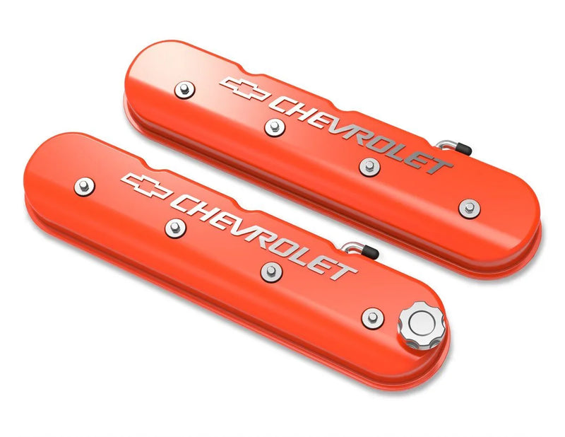 Holley 241-403 Tall LS Valve Cover with Bowtie/Chevrolet