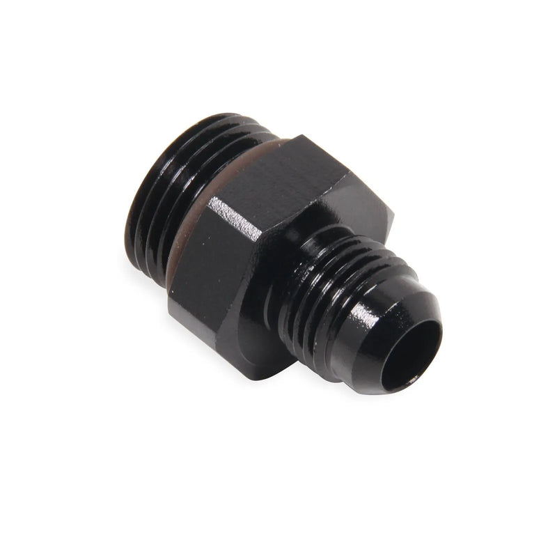 Holley 26-157 Adapter Adaptor, Black - 6AN TO 8AN O-Ring