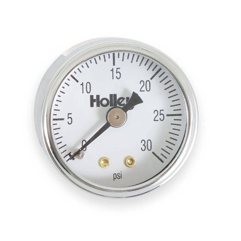 Holley 26-502 Fuel Pressure Gauge Mechanical - 0-30 PSI
