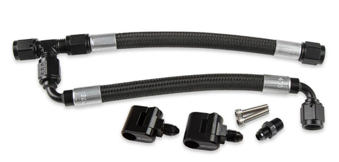 Holley LS Steam Tube Kit w/ Black Pro-Lite 350 Hose — fits Chevrolet Suburban 1500