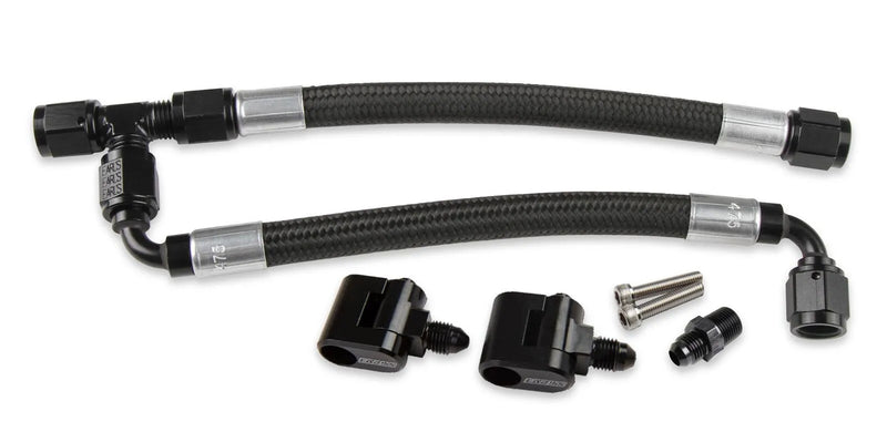 Holley LS Steam Tube Kit w/ Black Pro-Lite 350 Hose — fits Chevrolet Suburban 1500