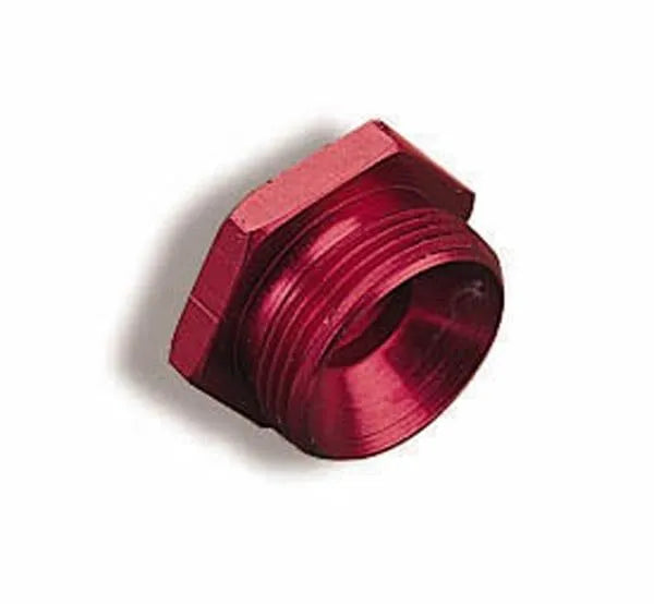 Holley Fuel Inlet Plug Fuel Inlet Plug Aluminum Anodized 7/8-20