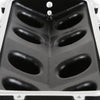 Holley Hi-Ram Lower Manifold - GM LS1/LS2/LS6-Black LS1/LS2/LS6 Cathedral Port Carbureted Base Only Plenum-Top-Mounting Fabrication Flange Available